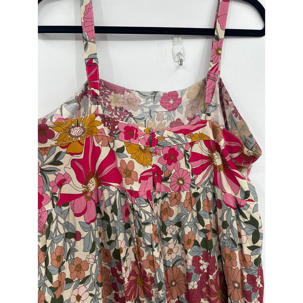 Natural Life Patti Side Slit Maxi Dress in Summer floral Size Large NWT - Picture 8 of 8